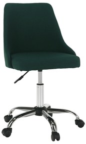 Kancelárska stolička Eminence (smaragdová + chróm). Vlastná spoľahlivá doprava až k Vám domov. 1028723
