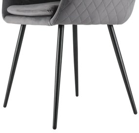 Eglo 424705 - Jedálenská stolička APALIT 87,5x58,5 cm šedá