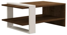 Konferenčný stolík Gaye Walnut White