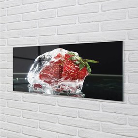 Obraz plexi Jahody v ľade kocka 120x60 cm