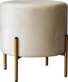 CH Taburetka na nožičkách Star - krémová