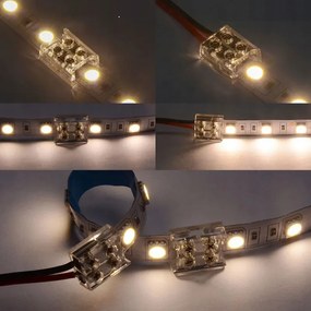 BERGE Konektor pre COB 10mm LED pásky - páskový kábel