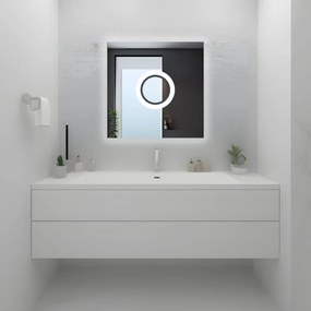 Tutumi Rea, štvorcové LED zrkadlo 60x60 s okrúhlym LED podsvietením YH-BL-12, HOM-01513