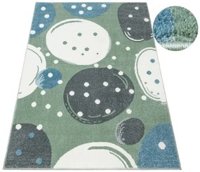 Koberec LIMA M040A zelený / krémový