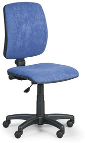 Euroseat Kancelárska stolička TORINO II bez podpierok rúk, modrá