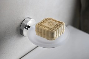 Sapho Sapho, LARISSA WC kefa, mliečné sklo, čierna/meď mat, WS008BC