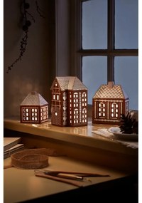 Keramický svietnik na čajovú sviečku Gingerbread Lighthouse – Kähler Design