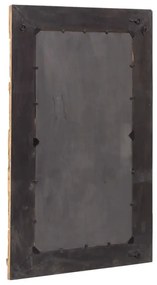 furniture-nabytek.cz - Masívne zrkadlo Kavali z recyklovaného starého dreva, neupravené, hnedé – 105×180 cm