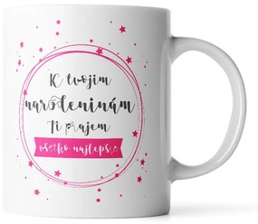 Sablio Hrnek K tvým narozeninám ti přeji vše nejlepší - 890 ml - XXL