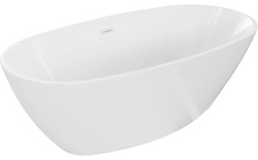 Mexen Eris, voľne stojaca vaňa 170 x 80 cm, biela, biely prepad, 53441708000-20