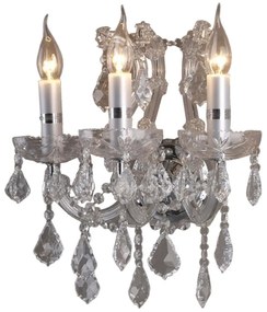 Krištáľová nástenná lampa 35*21*40