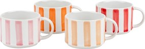 Biele keramické hrnčeky v súprave 4 ks na espresso 180 ml Franca – Leopold Vienna