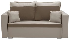 Dvojmiestna rozkladacia pohovka ASTRA3 Béžová/hnedá