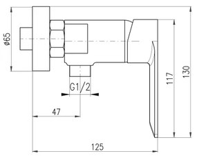 RAV Slezák NL181.5ZRK - Sprchová batéria NIL kartáčovaná ružovo-zlatá