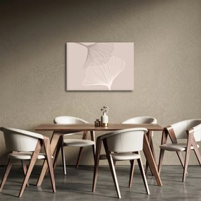 Obraz - Béžové listy N⁰2 (70x50 cm)