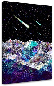 Gario Obraz na plátne Modré padajúce hviezdy - Gab Fernando Rozmery: 40 x 60 cm