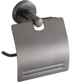 Mexen Remo, držiak na toaletný papier s krytom, grafitová, 7050733-66