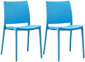 2x Stolička Meton - Modrá