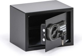 Nábytkový sejf s elektronickým zámkom a LCD displejom, 250 x 350 x 250 mm