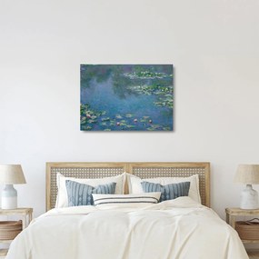 Sklenený obraz - Claude Monet, Water Lilies, reprodukcia (70x50 cm)
