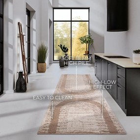 Béžový behúň 80x240 cm Bartoux Beige – Elle Decoration