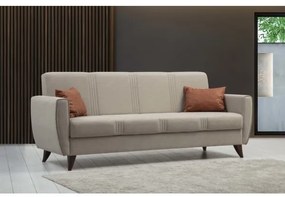 Trojmiestná rozkladacia pohovka KORFU béžová