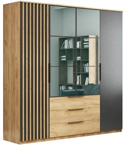 Skriňa Sorento s lamelami 200x215x61