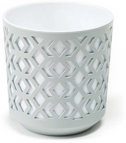 Kvetináč Etnic 14x15 cm bielo-šedý