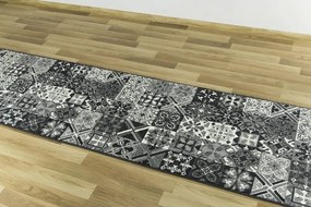 Behúň Luna 503754/89922 - patchwork sivý