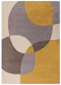 Okrovožltý vlnený koberec 230x160 cm Glow - Flair Rugs