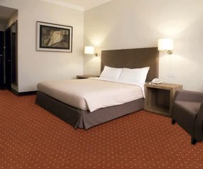 Koberce Breno Metrážny koberec AKZENTO NEW 65, šíře role 400 cm, hnedá, viacfarebná