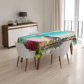 Sablio Obrus Paríž Eiffelova veža Mraky - 90x90 cm