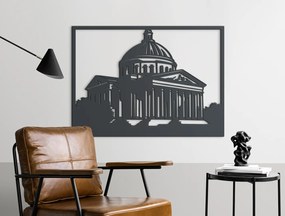 drevko Obraz Panteón Rozmer obrazu: 47,5 x 65 cm, Farba dekorácie: Čierna