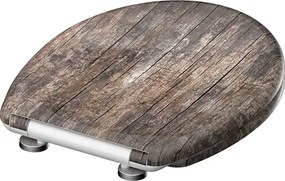 Eisl Sanitär WC sedadlo Duroplast Soft Close Old Wood 82368