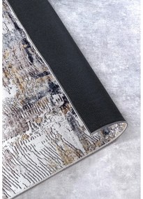 Svetlosivý koberec 200x290 cm Malard Anthracite Gold – Elle Decoration