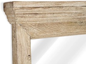 furniture-nabytek.cz - Masívne kúpeľňové zrkadlo z mangového dreva, lakované, prírodné – 73×13×78 cm