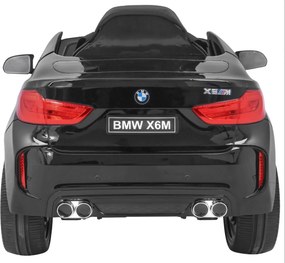 Ramiz Detské elektrické autíčko BMW X6M lakované - čierne SUV + diaľkové ovládanie