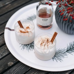 ferm LIVING Pohár na vodu RIPPLE číra 4 x 200 ml