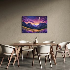 Obraz - Fialová krajina (90x60 cm)