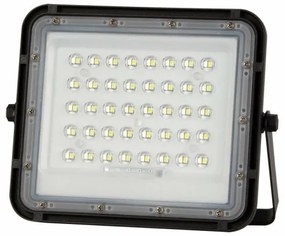 LED Vonkajší solárny reflektor LED/10W/3,2V IP65 4000K čierna + DO