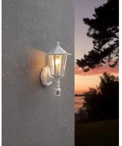 EGLO 22464 - Vonkajšie nástenné svietidlo s čidlom LATERNA 5 1xE27/60W