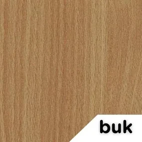 Výškovo nastaviteľný stôl OfficeTech A, 140 x 80 cm, sivá podnož, buk