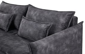 Rozkladacia pohovka APARTMENT 215 cm velvet sivá