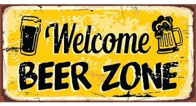 Ceduľa Welcome Beer Zone