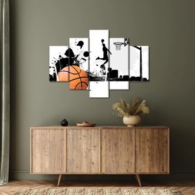 Obraz - Hráč basketbalu (150x105 cm)