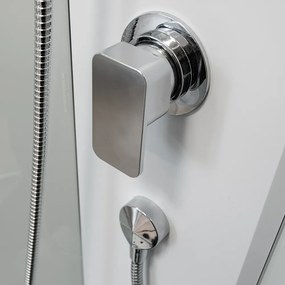 Roltechnik Outlet Štvrťkruhový sprchový box NOVA ROTH-Variant: rozmery: 90x90 cm - (NOVA-900 - 4000943), ROTH-Profily: profily: brillant, výplň: Matt…