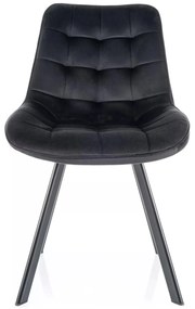 Sametová jídelní židle Monti - výber z 4 prevedení