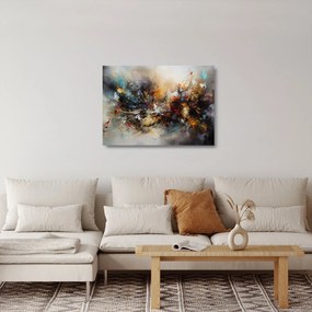 Sklenený obraz - Abstraktná grafika (70x50 cm)