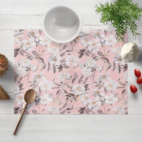 Biante Dekoračné prestieranie na stôl Leona LN-158 Plané ruže na lososovom 35x45 cm