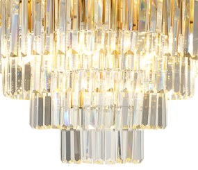 Luster Milano, 1x krištáľové tienidlo, (fi 60cm), g
